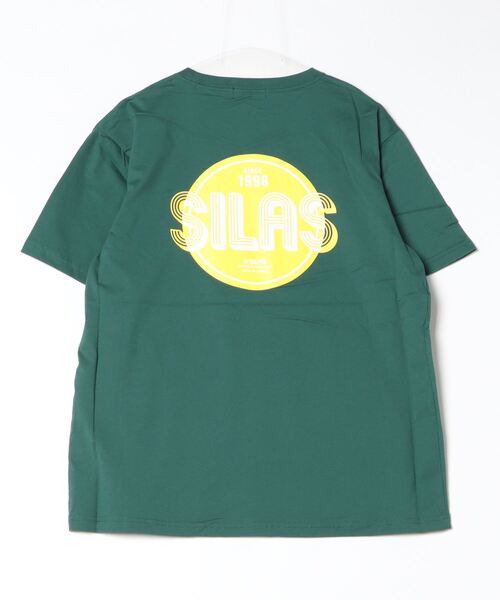 SILAS（サイラス）の「SPINNING LOGO S/S TEE（Tシャツ/カットソー・メンズ・ブラック/グリーン/ホワイト・X-LARGE/LARGE/MEDIUM）」の5枚目の写真