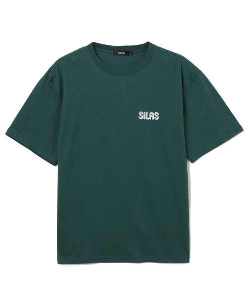 SILAS（サイラス）の「SPINNING LOGO S/S TEE（Tシャツ/カットソー・メンズ・ブラック/グリーン/ホワイト・X-LARGE/LARGE/MEDIUM）」の7枚目の写真