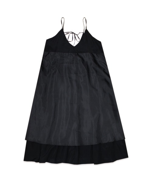 LAVEANGE(ラビアンジェ)の「ギャザーキャミワンピース(ワンピース・レディース・ブラック/ベージュ・5L/4L/3L/LL/M)」の18枚目の写真