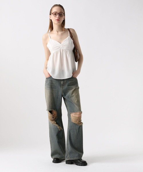 デニム　ダメージ加工 FOREVER 21（フォーエバー トゥエンティーワン）の「【2024SS