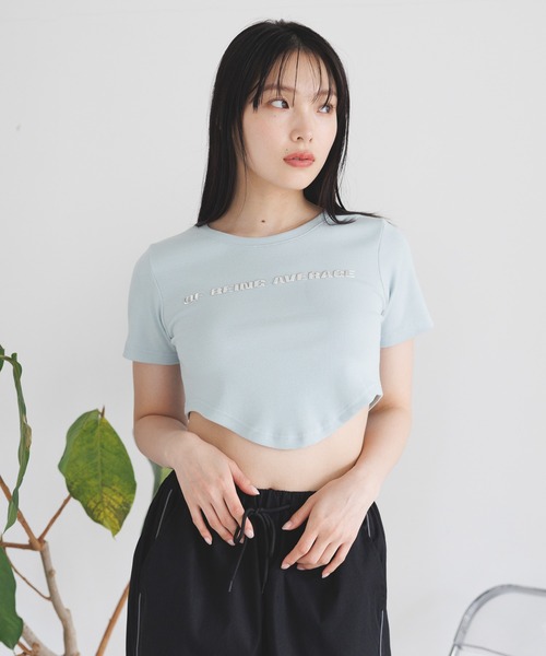 3.3 Field Trip （3.3フィールドトリップ）の「3.3 Field Trip／メタルロゴTEE（Tシャツ/カットソー・レディース・ネイビー/ホワイト/ブルー・FREE）」の3枚目の写真