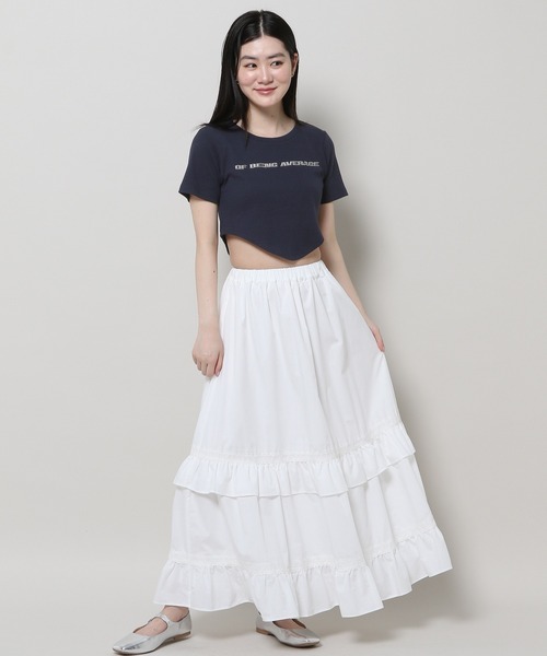 3.3 Field Trip （3.3フィールドトリップ）の「3.3 Field Trip／メタルロゴTEE（Tシャツ/カットソー・レディース・ネイビー/ホワイト/ブルー・FREE）」の4枚目の写真