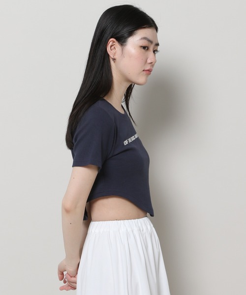 3.3 Field Trip （3.3フィールドトリップ）の「3.3 Field Trip／メタルロゴTEE（Tシャツ/カットソー・レディース・ネイビー/ホワイト/ブルー・FREE）」の9枚目の写真