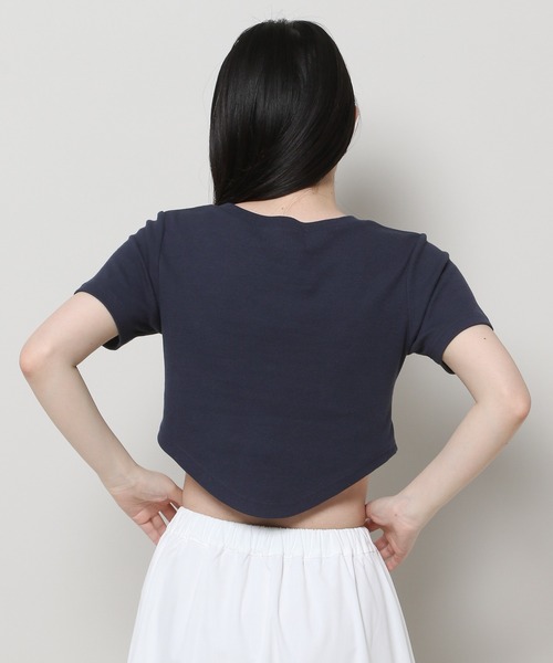 3.3 Field Trip （3.3フィールドトリップ）の「3.3 Field Trip／メタルロゴTEE（Tシャツ/カットソー・レディース・ネイビー/ホワイト/ブルー・FREE）」の10枚目の写真