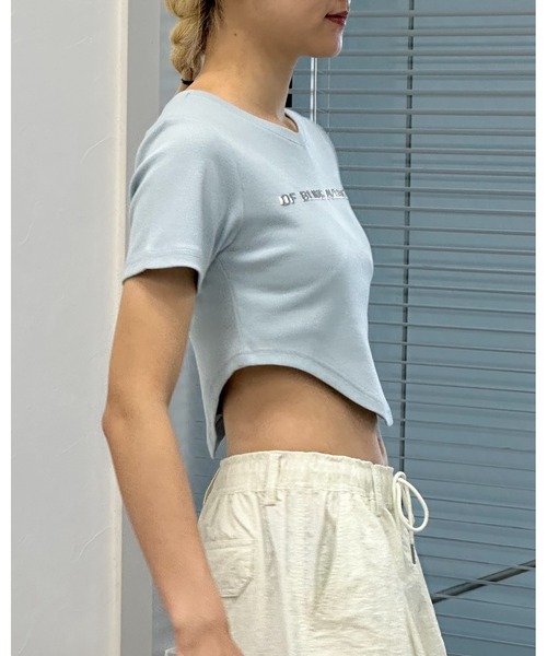 3.3 Field Trip （3.3フィールドトリップ）の「3.3 Field Trip／メタルロゴTEE（Tシャツ/カットソー・レディース・ネイビー/ホワイト/ブルー・FREE）」の21枚目の写真