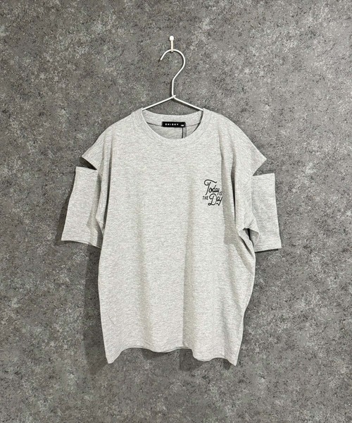 大人気！まとめ一覧 セール】オーバーサイズ エンプティショルダー Tシャツ（Tシャツ トップス