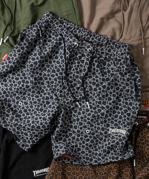 THRASHER(スラッシャー)の「【3】〔THRASHER〕ナイロン メッシュ バギーショーツ(その他パンツ・メンズ・レオパード/ベージュ/ブラック/グレー系その他/オリーブ・MEDIUM/LARGE/X-LARGE)」の3枚目の写真