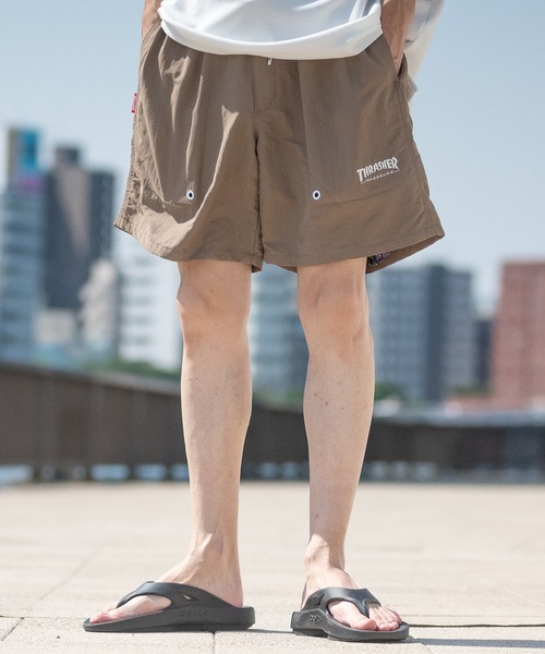 THRASHER(スラッシャー)の「【3】〔THRASHER〕ナイロン メッシュ バギーショーツ(その他パンツ・メンズ・レオパード/ベージュ/ブラック/グレー系その他/オリーブ・MEDIUM/LARGE/X-LARGE)」の16枚目の写真