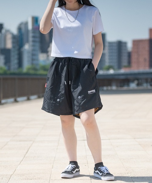 THRASHER(スラッシャー)の「【3】〔THRASHER〕ナイロン メッシュ バギーショーツ(その他パンツ・メンズ・レオパード/ベージュ/ブラック/グレー系その他/オリーブ・MEDIUM/LARGE/X-LARGE)」の8枚目の写真