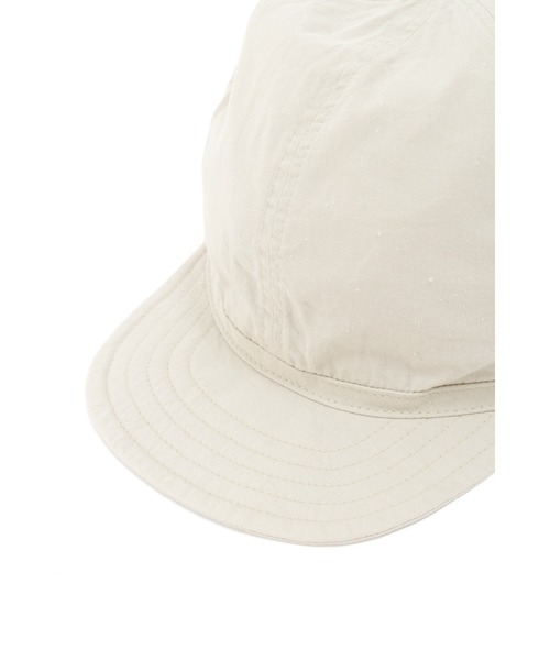 MHL.（エムエイチエル）の「UTILITY COTTON TWILL（キャップ・メンズ・オレンジ/ライトベージュ・FREE）」の5枚目の写真