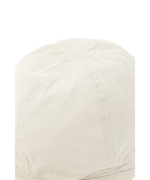 MHL.（エムエイチエル）の「UTILITY COTTON TWILL（キャップ・メンズ・オレンジ/ライトベージュ・FREE）」の6枚目の写真