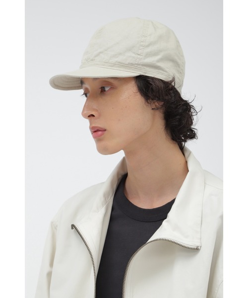 MHL.（エムエイチエル）の「UTILITY COTTON TWILL（キャップ・メンズ・オレンジ/ライトベージュ・FREE）」の11枚目の写真