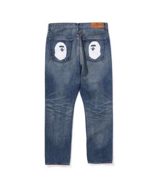 A BATHING APE（アベイシングエイプ）の「APE HEAD DENIM PANTS