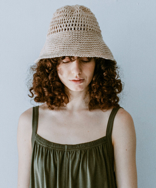 MEYAME（メヤメ）の「MEYAME | ハンドクロシェ ハット WOMEN