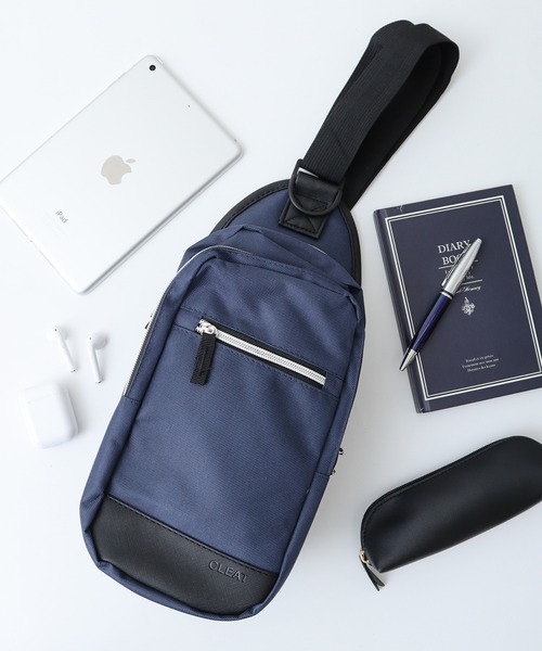 FUNALIVE（ファンアライブ）の「RUCCHE　ポリエステルキャンバスワンショルダーBAG（ショルダーバッグ・メンズ・グレー/ブラック/ワイン/ネイビー・F）」の3枚目の写真