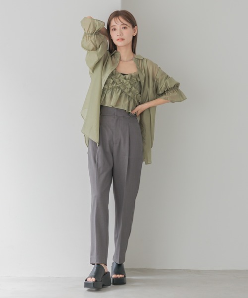 mysty woman(ミスティウーマン)の「チェーンチョーカー 131898(ネックレス・レディース・ライトグレー/ベージュ・FREE)」の3枚目の写真