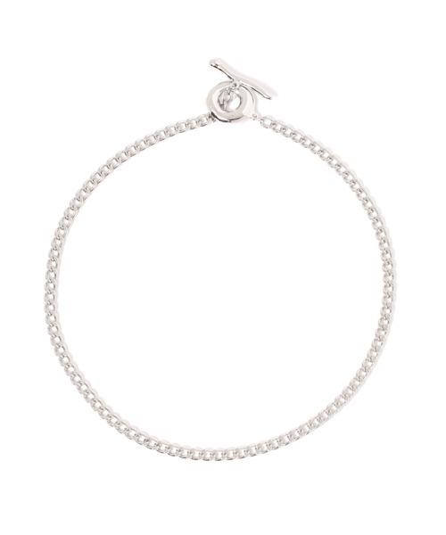 mysty woman(ミスティウーマン)の「チェーンチョーカー 131898(ネックレス・レディース・ライトグレー/ベージュ・FREE)」の5枚目の写真