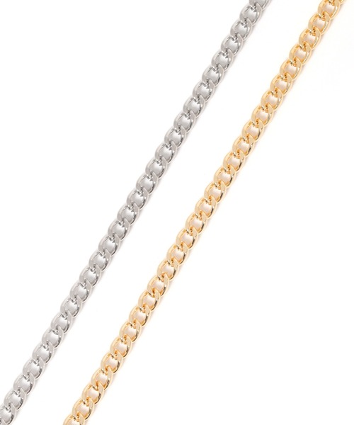 mysty woman(ミスティウーマン)の「チェーンチョーカー 131898(ネックレス・レディース・ライトグレー/ベージュ・FREE)」の8枚目の写真