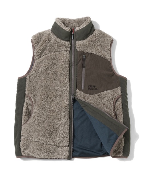 【セール】シャギーボアベスト（ベスト）｜KRIFF MAYER（クリフメイヤー） 8,624円