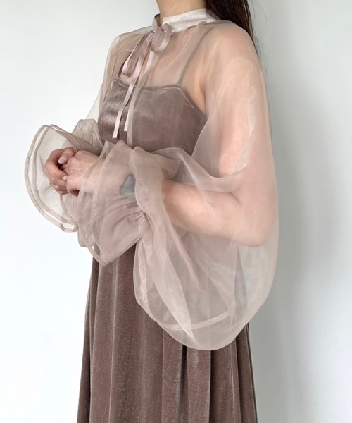 【セール】2way borelo velvet dress（ワンピース）｜ACYM（アシーム）
