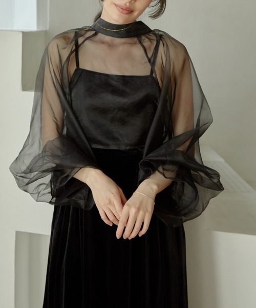 【セール】2way borelo velvet dress（ワンピース）｜ACYM（アシーム）