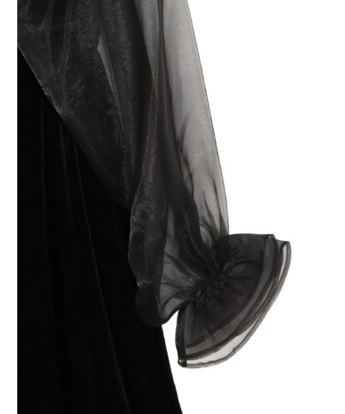 【セール】2way borelo velvet dress（ワンピース）｜ACYM（アシーム）