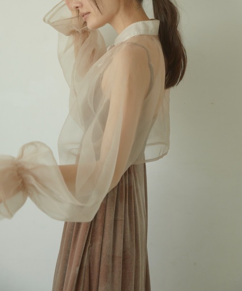 【セール】2way borelo velvet dress（ワンピース）｜ACYM（アシーム）