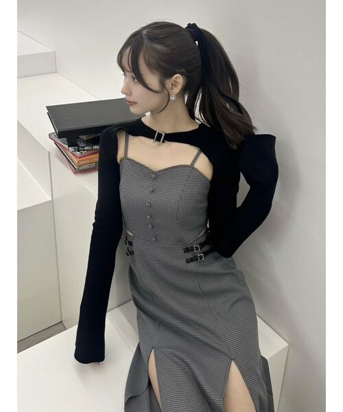 EATME（イートミー）の「【EATME×ENAKO】ベルテッドレイヤードマキシワンピース（ワンピース・レディース・ベージュ/その他1・FREE）」の4枚目の写真