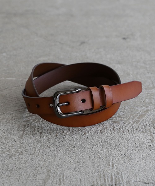 ASTRONOMY（アストロノミー）の「【長さ調節可能】牛革 ベーシック ベルト 28㎜（ベルト・メンズ・ブラック/ダークブラウン/キャメル・FREE）」の10枚目の写真