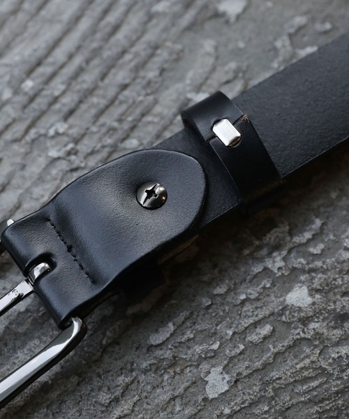 ASTRONOMY（アストロノミー）の「【長さ調節可能】牛革 ベーシック ベルト 28㎜（ベルト・メンズ・ブラック/ダークブラウン/キャメル・FREE）」の16枚目の写真