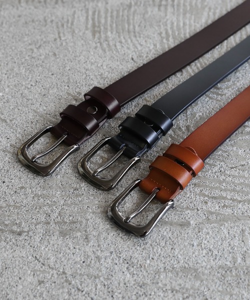 ASTRONOMY（アストロノミー）の「【長さ調節可能】牛革 ベーシック ベルト 28㎜（ベルト・メンズ・ブラック/ダークブラウン/キャメル・FREE）」の15枚目の写真
