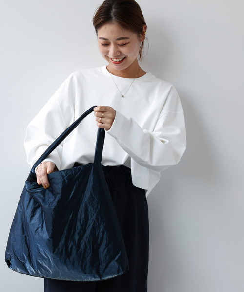JOURNAL STANDARD relume（ジャーナルスタンダード　レリューム）の「《追加》ポンチクロップドプルオーバー（Tシャツ/カットソー・レディース・ブラック/ホワイト・FREE）」の18枚目の写真