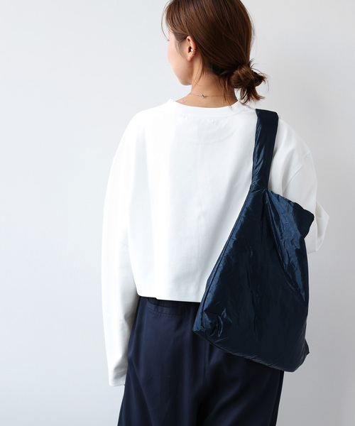 JOURNAL STANDARD relume（ジャーナルスタンダード　レリューム）の「《追加》ポンチクロップドプルオーバー（Tシャツ/カットソー・レディース・ブラック/ホワイト・FREE）」の20枚目の写真