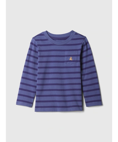 GAP(ギャップ)の「babyGap ブラナン フェイバリット ポケットTシャツ(Tシャツ/カットソー・キッズ・その他/ライトグレー/ブラック/ブルー・95cm/110cm/105cm/100cm/80cm/90cm)」の3枚目の写真