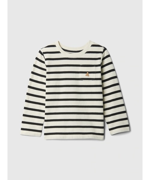 GAP(ギャップ)の「babyGap ブラナン フェイバリット ポケットTシャツ(Tシャツ/カットソー・キッズ・その他/ライトグレー/ブラック/ブルー・95cm/110cm/105cm/100cm/80cm/90cm)」の2枚目の写真