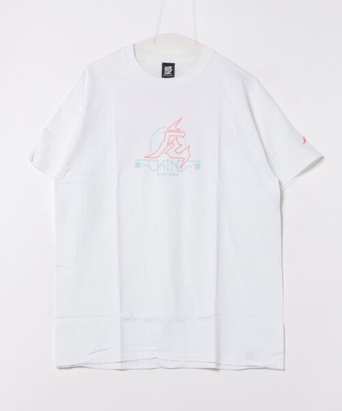 B.I.D.(ビーアイディー)の「《KINJAZ》Graphic T(Tシャツ/カットソー・メンズ・オリーブ/ホワイト・LARGE/MEDIUM)」の1枚目の写真