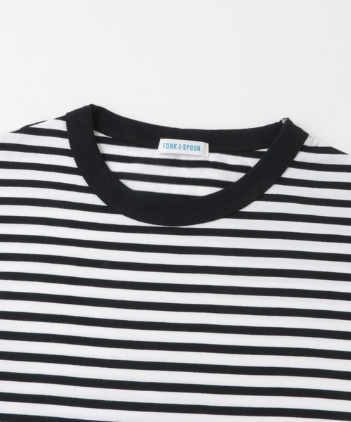 FORK&SPOON(フォークアンドスプーン)の「FORK&SPOON ボーダーロングスリーブTシャツ(Tシャツ/カットソー・メンズ・ブラック系その他/ブルー系その他/ホワイト系その他・4/5)」の15枚目の写真