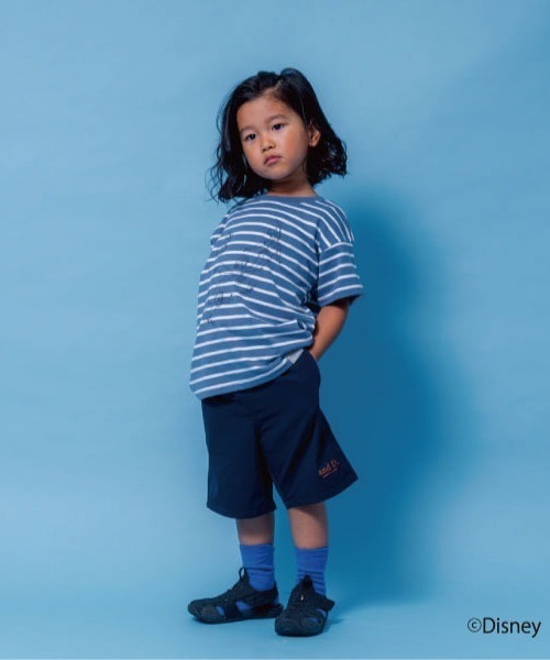 and D. petit main（アンドディープティマイン）の「【Disney】ピーター・パン/発砲プリント半袖Tシャツ（Tシャツ/カットソー・キッズ・ブルー/ベージュ・100cm/110cm/120cm/130cm/140cm/150cm）」の6枚目の写真