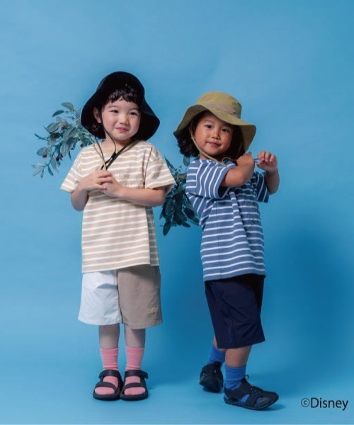 and D. petit main（アンドディープティマイン）の「【Disney】ピーター・パン/発砲プリント半袖Tシャツ（Tシャツ/カットソー・キッズ・ブルー/ベージュ・100cm/110cm/120cm/130cm/140cm/150cm）」の9枚目の写真