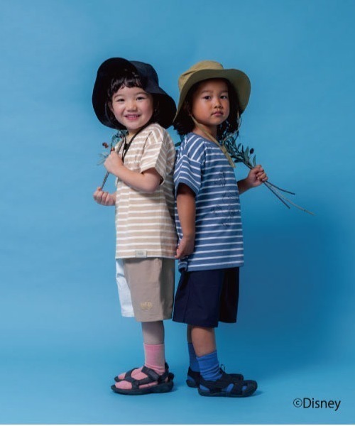 and D. petit main（アンドディープティマイン）の「【Disney】ピーター・パン/発砲プリント半袖Tシャツ（Tシャツ/カットソー・キッズ・ブルー/ベージュ・100cm/110cm/120cm/130cm/140cm/150cm）」の10枚目の写真