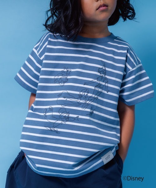 and D. petit main（アンドディープティマイン）の「【Disney】ピーター・パン/発砲プリント半袖Tシャツ（Tシャツ/カットソー・キッズ・ブルー/ベージュ・100cm/110cm/120cm/130cm/140cm/150cm）」の13枚目の写真
