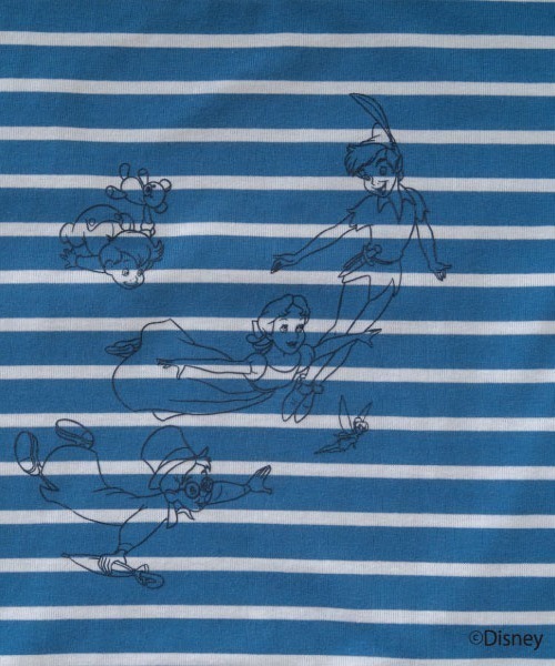 and D. petit main（アンドディープティマイン）の「【Disney】ピーター・パン/発砲プリント半袖Tシャツ（Tシャツ/カットソー・キッズ・ブルー/ベージュ・100cm/110cm/120cm/130cm/140cm/150cm）」の16枚目の写真