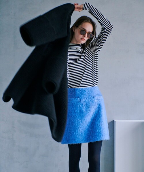 アルアバイル　完売品モヘヤシャギーミニスカート モヘヤシャギーミニスカート|allureville OFFICIAL SITE / ONLINE SHOP