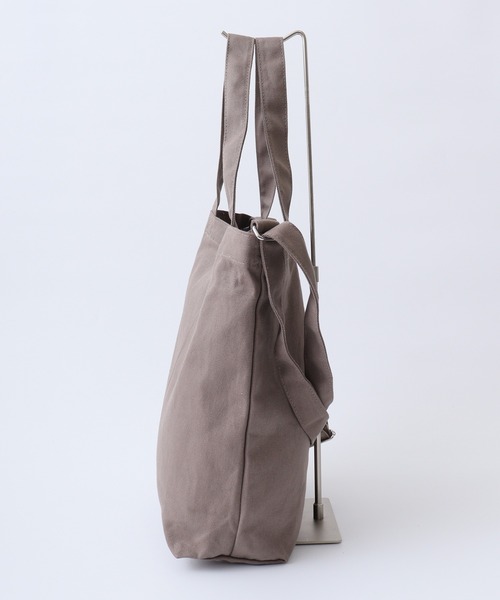 SCANDINAVIAN FOREST（スカンジナビアン・フォレスト）の「SCANDINAVIAN FOREST　キャンバストートBAG（トートバッグ・メンズ・ブラック/ナチュラル/ベージュ系その他/チャコール・F）」の9枚目の写真