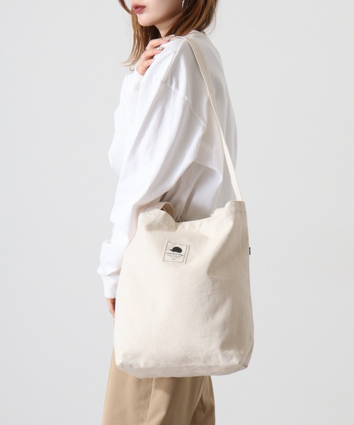 SCANDINAVIAN FOREST（スカンジナビアン・フォレスト）の「SCANDINAVIAN FOREST　キャンバストートBAG（トートバッグ・メンズ・ブラック/ナチュラル/ベージュ系その他/チャコール・F）」の20枚目の写真