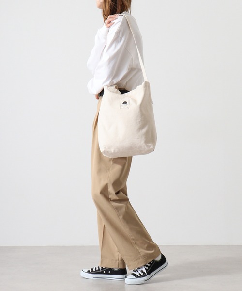 SCANDINAVIAN FOREST（スカンジナビアン・フォレスト）の「SCANDINAVIAN FOREST　キャンバストートBAG（トートバッグ・メンズ・ブラック/ナチュラル/ベージュ系その他/チャコール・F）」の21枚目の写真