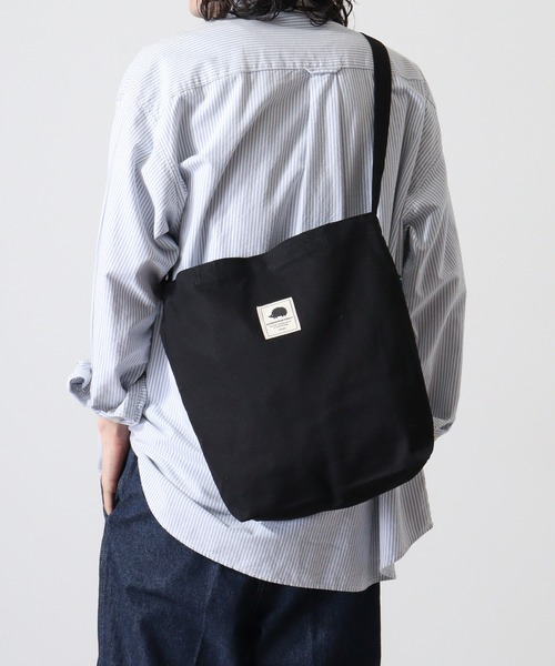 SCANDINAVIAN FOREST（スカンジナビアン・フォレスト）の「SCANDINAVIAN FOREST　キャンバストートBAG（トートバッグ・メンズ・ブラック/ナチュラル/ベージュ系その他/チャコール・F）」の18枚目の写真