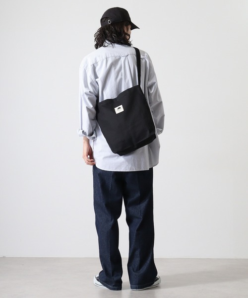 SCANDINAVIAN FOREST（スカンジナビアン・フォレスト）の「SCANDINAVIAN FOREST　キャンバストートBAG（トートバッグ・メンズ・ブラック/ナチュラル/ベージュ系その他/チャコール・F）」の19枚目の写真