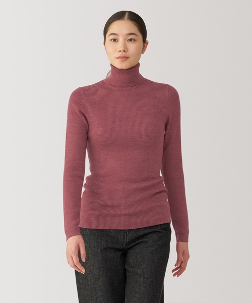 無印良品（ムジルシリョウヒン）の「婦人 洗えるウールハイゲージリブ