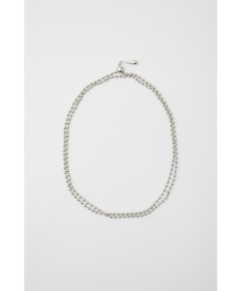 SLY（スライ）の「BALL CHAIN MANY WAY N/C ボール チェーン メニー ウェイ ネックレス（ネックレス・レディース・シルバー/ゴールド・FREE）」の10枚目の写真